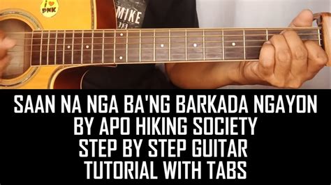 Saan Na Nga Bang Barkada Chords .